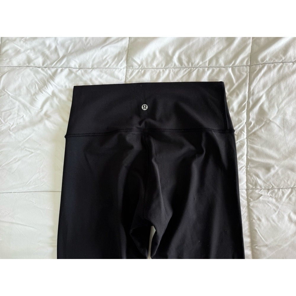 Lululemon Leggings Sz 8 Black Wunder Under Crop Hi-Rise FullOn Luxtreme 21" Luon - Picture 4 of 8
